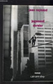 Jugement Dernier - Couverture - Format classique