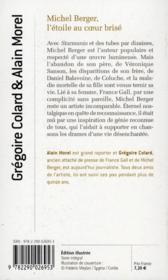 Michel Berger ; l'étoile au coeur brisé - 4ème de couverture - Format classique