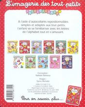 L'alphabet ; autocollants - 4ème de couverture - Format classique