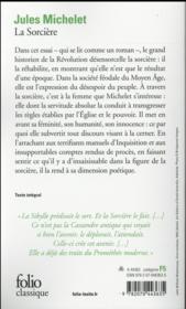 La sorcière - 4ème de couverture - Format classique