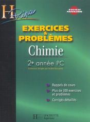 Chimie ; 2e année; PC ; exercices corrigés - Intérieur - Format classique