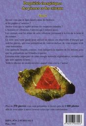 Propriétés énergétiques des pierres et des cristaux t.1 - 4ème de couverture - Format classique
