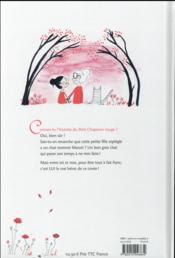 La véritable histoire du petit chaperon rouge et de son chat Marcel - 4ème de couverture - Format classique