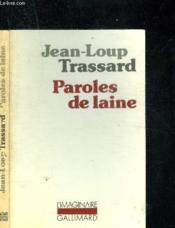 Paroles de laine - Couverture - Format classique