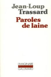 Paroles de laine - Couverture - Format classique