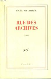 Rue des archives - Couverture - Format classique