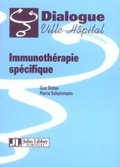 Immunotherapie specifique - Intérieur - Format classique