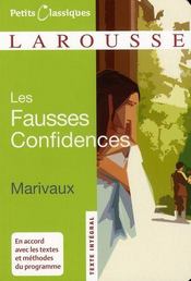Les fausses confidences (édition 2008) - Intérieur - Format classique