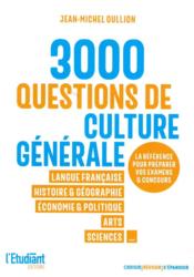 Vente  3000 QCM de culture générale  - Jean-michel Oullion 