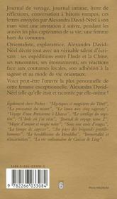Journal De Voyage T.1 - 4ème de couverture - Format classique