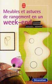 Meubles et astuces de rangement en un week-end - Couverture - Format classique