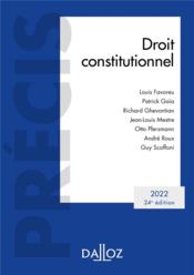 Droit constitutionnel (édition 2022)  
