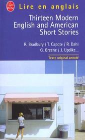 Thirteen modern english and american short stories - Intérieur - Format classique