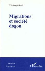 Migrations et société Dogon  - Véronique Petit 
