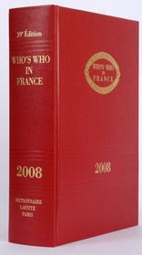Who's who in France (édition 2008) - Intérieur - Format classique