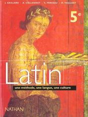 Latin 5e nouveau programme eleve - Intérieur - Format classique