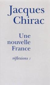 Une nouvelle France - Couverture - Format classique