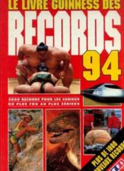 Le Livre Guinness Des Records 94 - Couverture - Format classique
