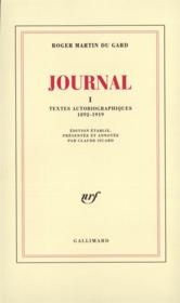 Journal - vol01 - 1892-1919 - Couverture - Format classique