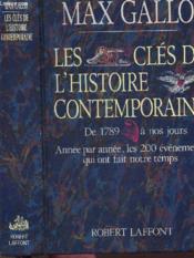 Cles De L Histoire Contemporaine - Couverture - Format classique
