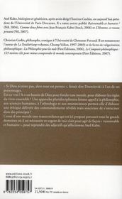 L'homme, le bien, le mal - 4ème de couverture - Format classique