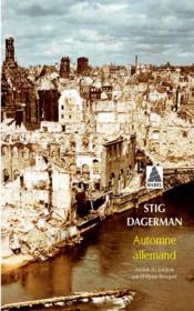 Automne allemand  - Stig Dagerman 