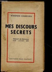 Mes Discours Secrets - Couverture - Format classique