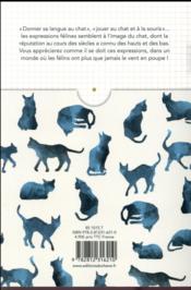 Expressions félines expliquées - 4ème de couverture - Format classique