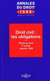 Droit Civil: Les Obligations - Intérieur - Format classique