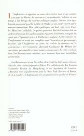 L'anglomanie une fascination européenne - 4ème de couverture - Format classique