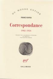 Correspondance (1902-1924) - Couverture - Format classique
