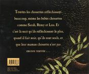 Bebes chouettes - 4ème de couverture - Format classique