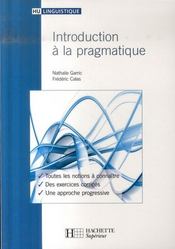 HU LINGUISTIQUE ; introduction à la pragmatique - Intérieur - Format classique