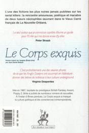 Le corps exquis - 4ème de couverture - Format classique