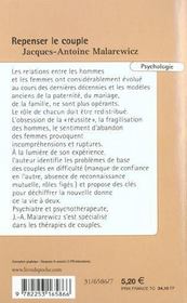 Repenser le couple - 4ème de couverture - Format classique