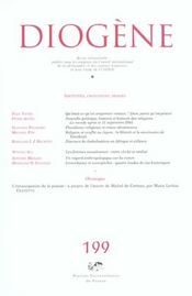 Revue Diogene N.199 ; Identités, Croyances, Images - Intérieur - Format classique