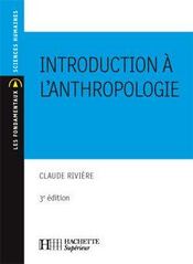 Introduction A L'Anthropologie - Intérieur - Format classique