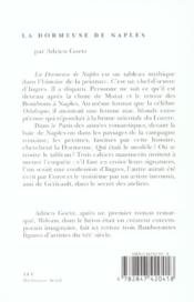 La dormeuse de Naples - 4ème de couverture - Format classique