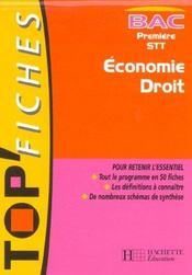 Economie Droit 1e Stt - Intérieur - Format classique