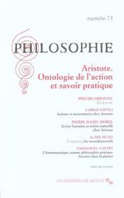 Revue Philosophie N.73 - Intérieur - Format classique