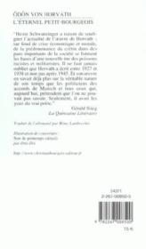 Eternel petit bourgeois (l') - Couverture - Format classique