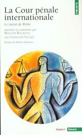 La cour penale internationale. le statut de rome - Intérieur - Format classique
