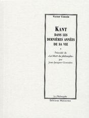 Kant dans les dernières années de sa vie - Intérieur - Format classique