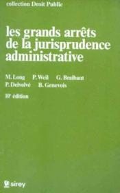 Grans Arrets Jurisprudence Administrative - Couverture - Format classique