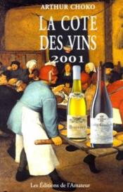 Cote des vins 2001 - Couverture - Format classique