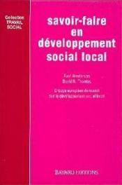 Savoir Faire En Developpement Social Local - Couverture - Format classique
