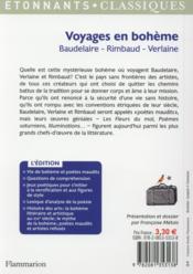 Voyages en bohème - 4ème de couverture - Format classique