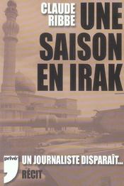 Une Saison En Irak - Intérieur - Format classique