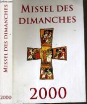 Missel Des Dimanches 2000 - Couverture - Format classique