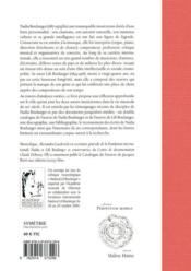 Nadia Boulanger et Lili Boulanger ; témoignages et études - Couverture - Format classique